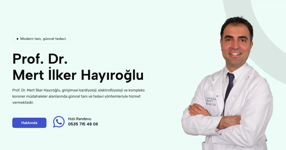 Kalp Ritimlerindeki Sessiz Tehlike: Prof. Dr. Mert İlker Hayıroğlu Ventriküler Taşikardiyi Anlattı