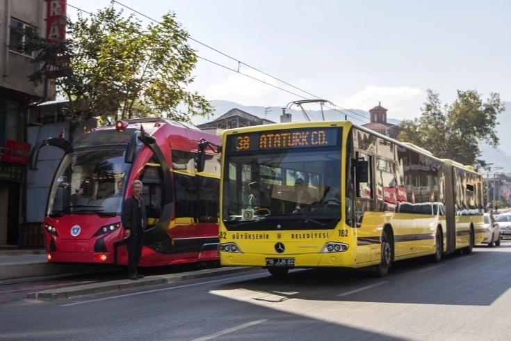 BursaRay yüzde 90,6 kapasite ile hizmette!