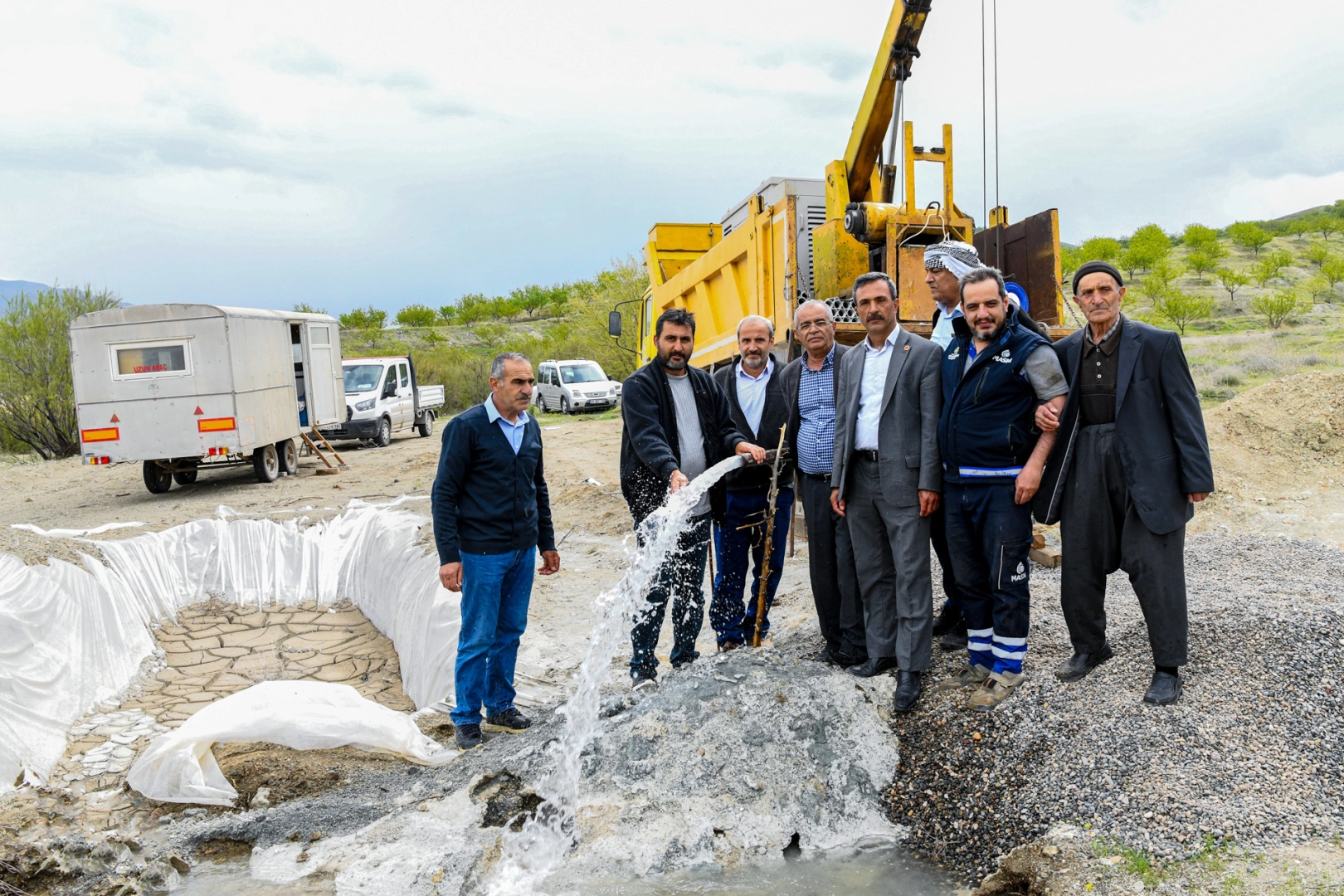 Malatya Meydancık'ta toprak altı sevindirdi