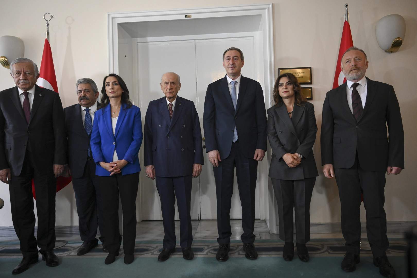 MHP lideri Bahçeli, DEM heyetini kabul etti