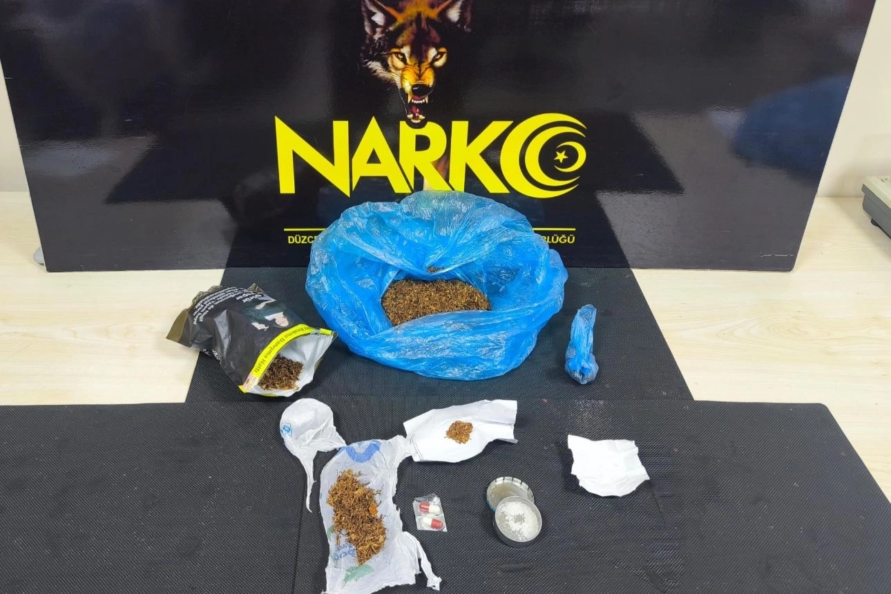 Düzce'de uyuşturucu operasyonuna 4 tutuklama