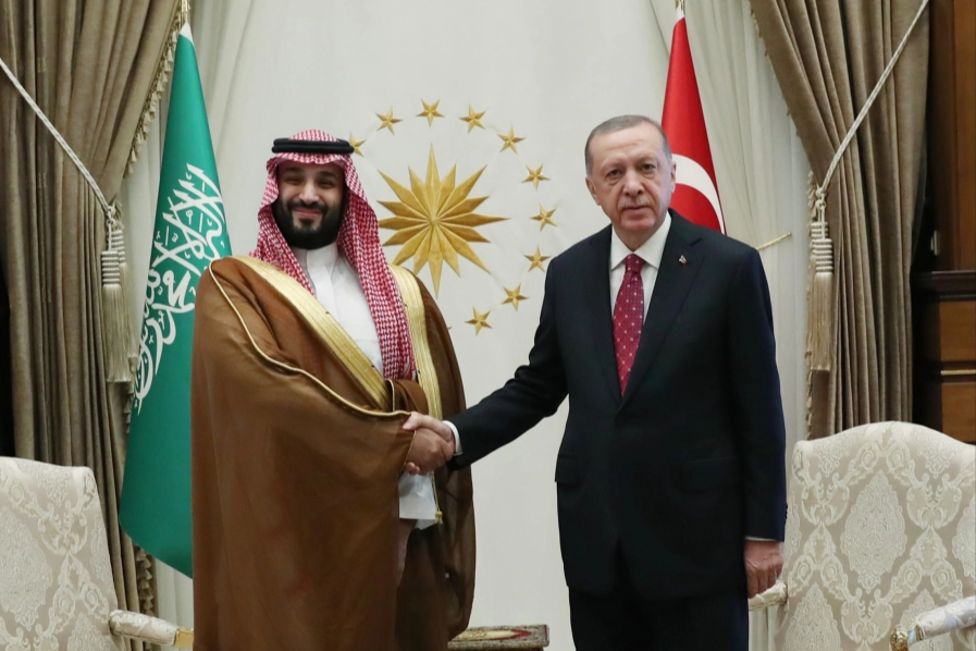 Cumhurbaşkanı Erdoğan Veliaht Prensi ile görüştü