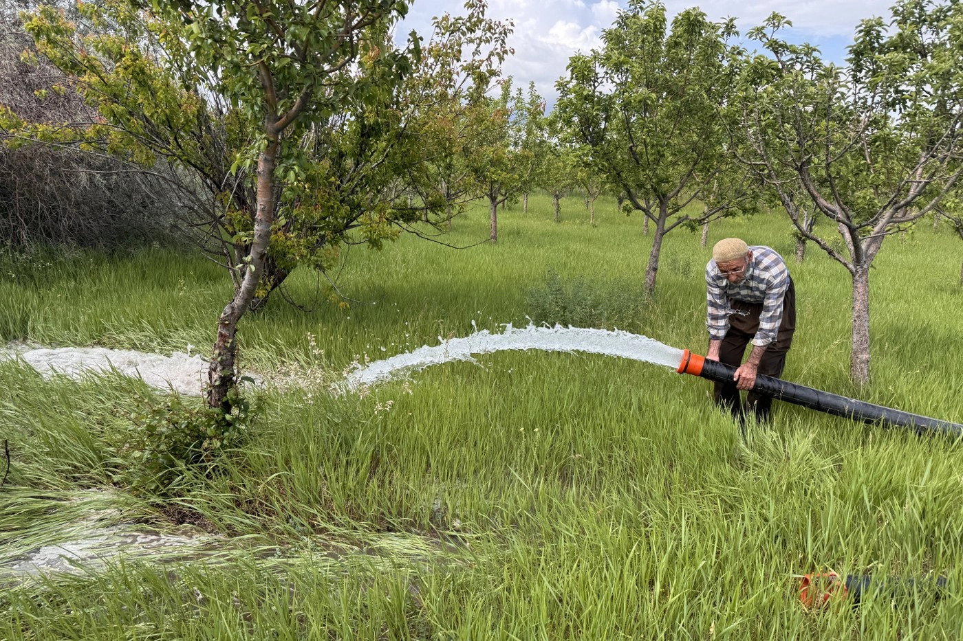 Kayseri Melikgazi'de kırsalda tarımsal sulamaya destek