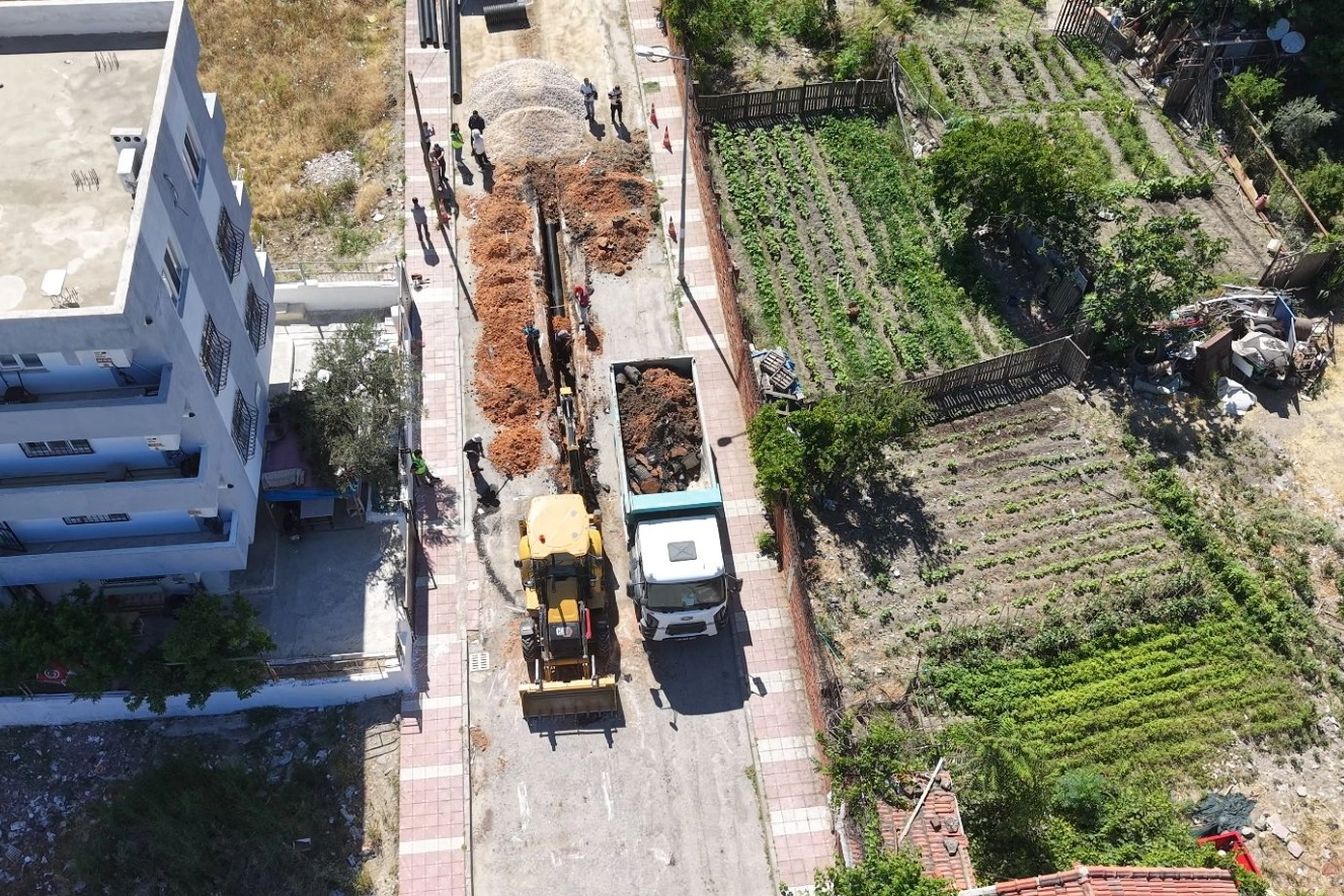 Manisa Ahmet Bedevi'de altyapı sorunu çözülüyor