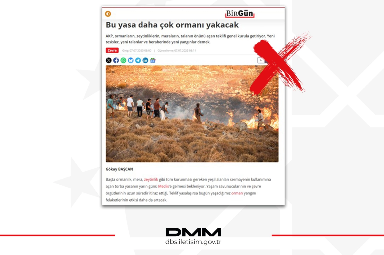 Ormanlarla ilgili 'torba yasa' iddiaları yalanlandı