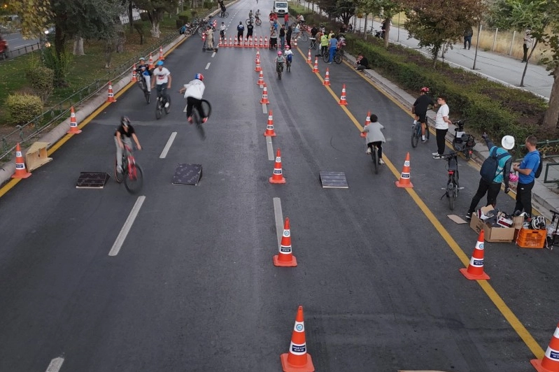 Eskişehir’de “Dünya Otomobilsiz Kent Günü” ilk kez kutlandı