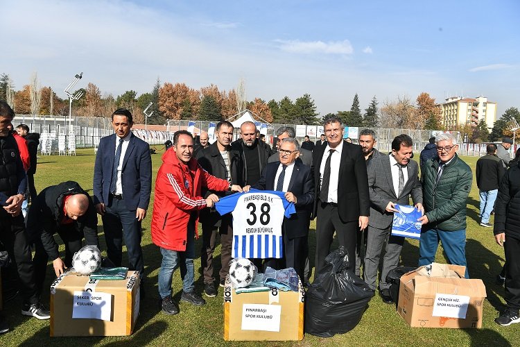 Kayseri’de amatör futbola ‘büyük’ destek