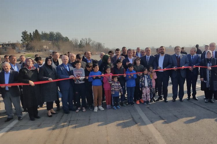 Türkoğlu Kuyumcular Köprüsü dualarla açıldı
