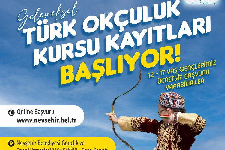 Nevşehir’de ok meraklıları için kurs