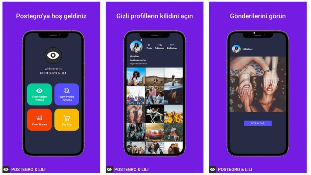 Postegro İle Gizli Profilleri Görüntüle