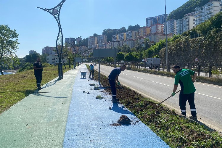Giresun’da peyzaj alanları yenileniyor