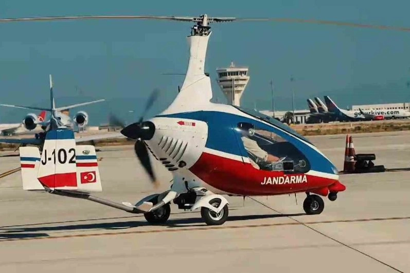 Antalya’da ‘cayrakopter’li denetim