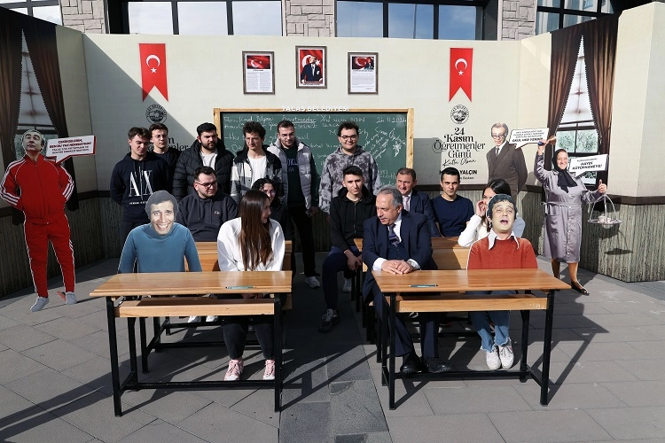 Kayseri Talas’ta ‘Hababam’lı kutlama