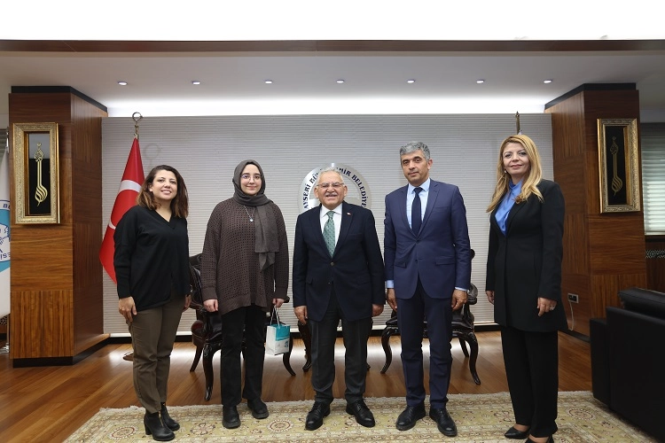 Kayseri Büyükşehir ‘Altın Öğrenci’yi ağırladı