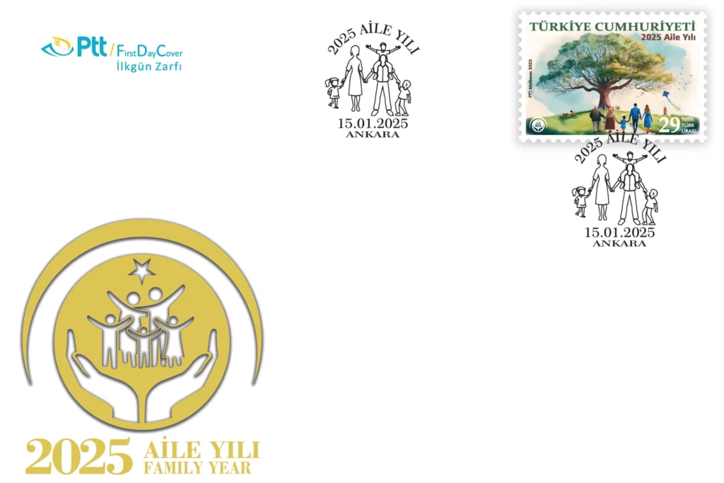 PTT’den ‘Aile Yılı’na özel pul ve zarf