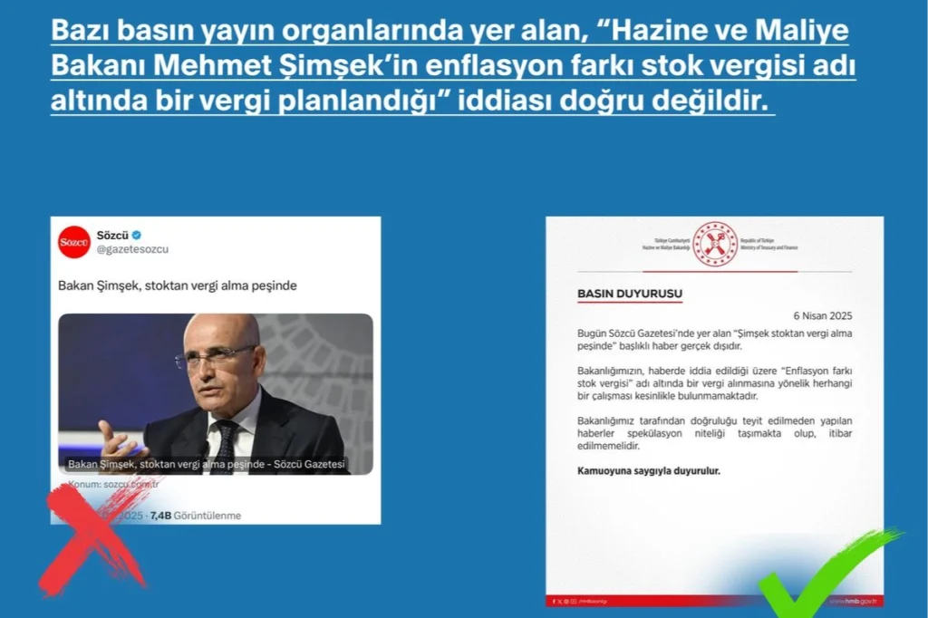 Maliye’den ‘stok vergisi’ iddialarına açıklama