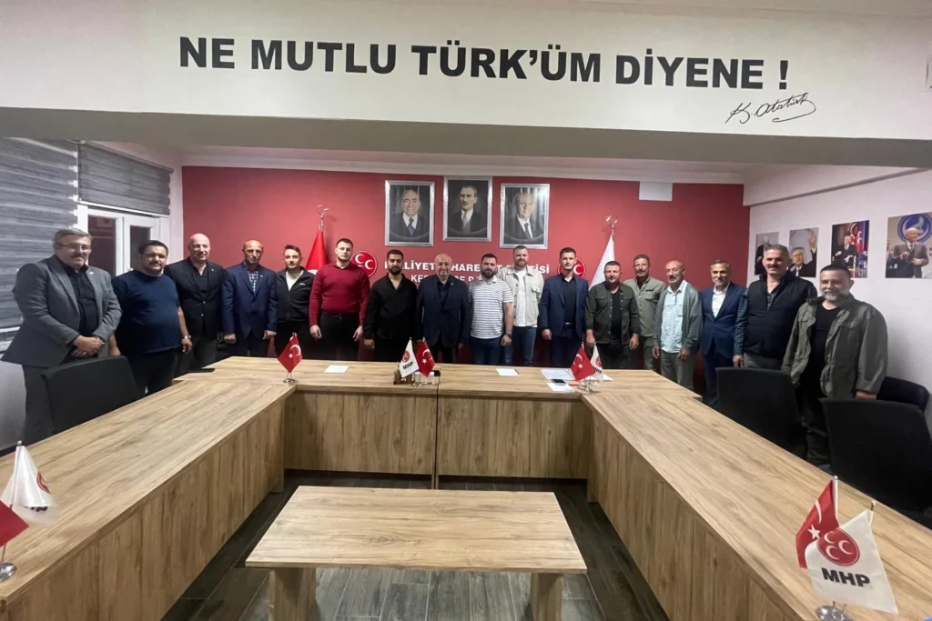 Edirne Keşan’da MHP’nin yeni yönetiminden görev dağılımı