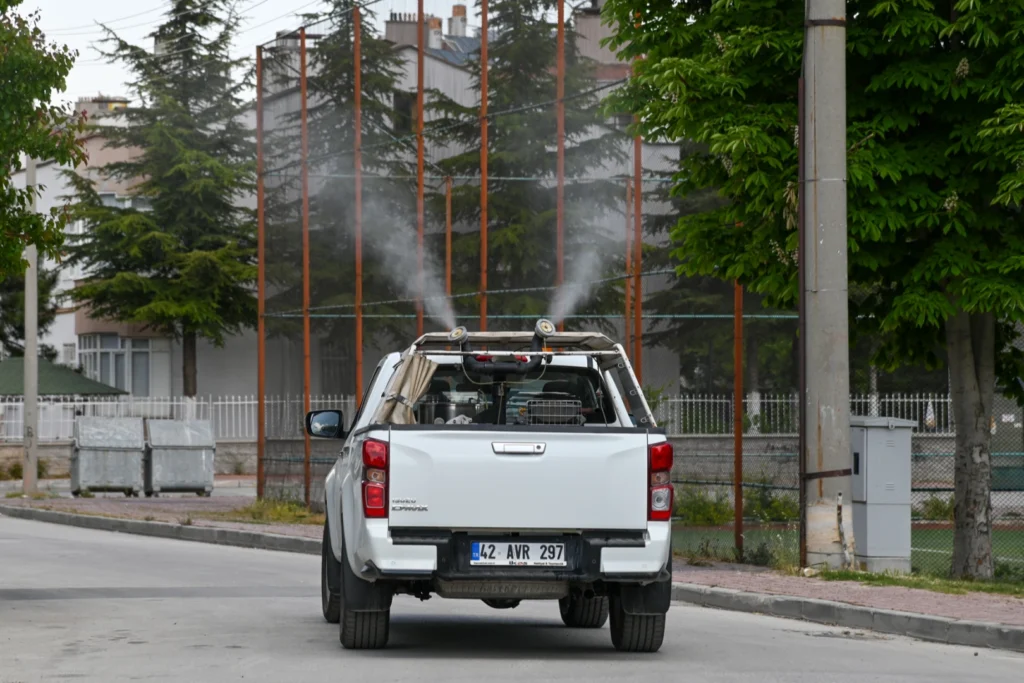Konya Selçuklu’da ilaçlama çalışmaları