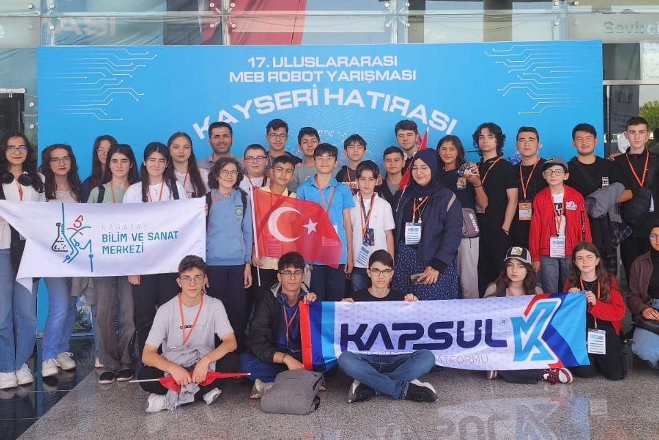 Konya’da MEB Robot Yarışması’nda 6 derece birden