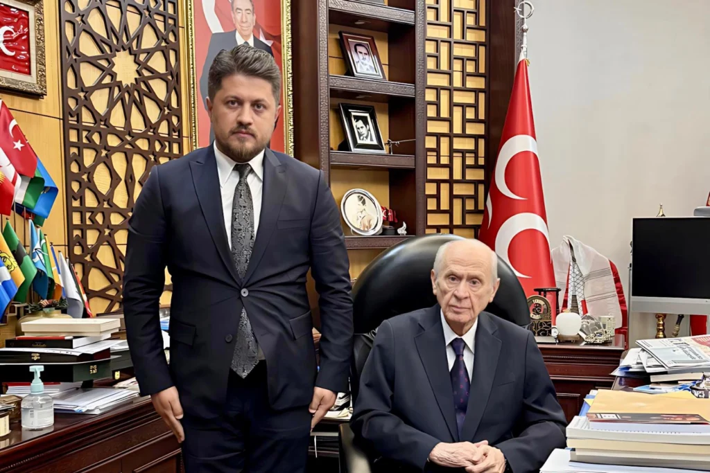 MHP lideri Devlet Bahçeli, Başkan Satıcı’yı kabul etti