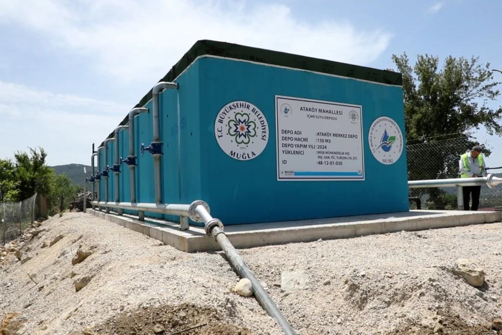 Muğla Ula’da içme suyu depoları yenilendi