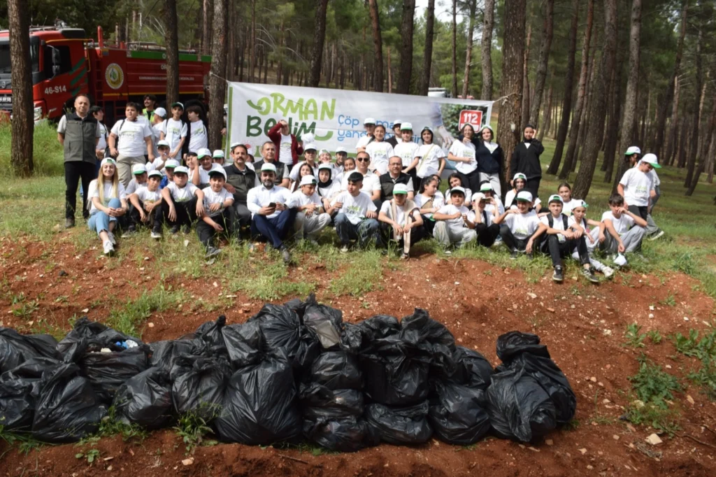 “Orman Benim”de 360 ton atık toplandı