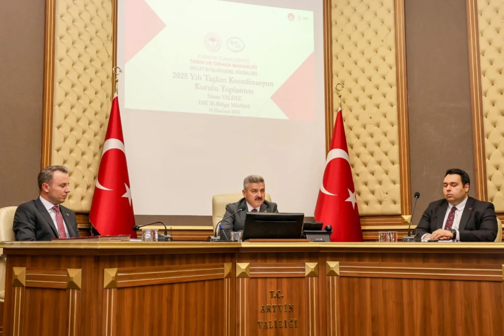 Artvin’de “Taşkın Koordinasyon Kurulu Toplantısı” yapıldı