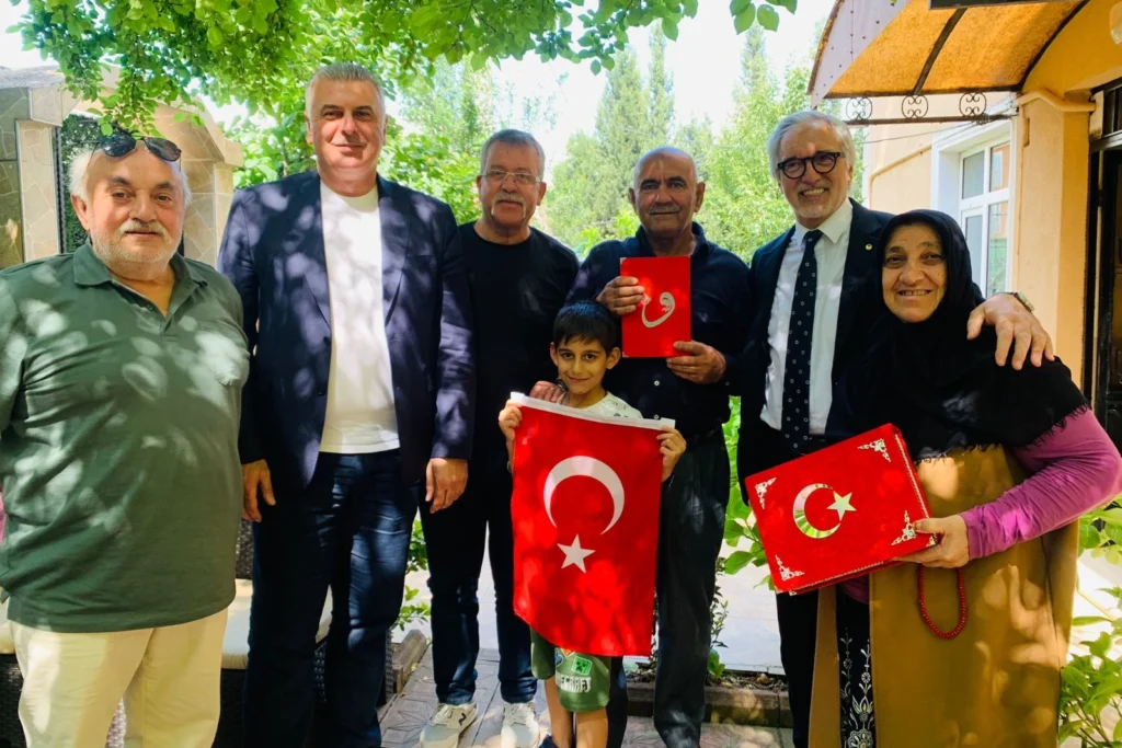 Kartepe’deki Kıbrıs Gazilerine vefa ziyareti