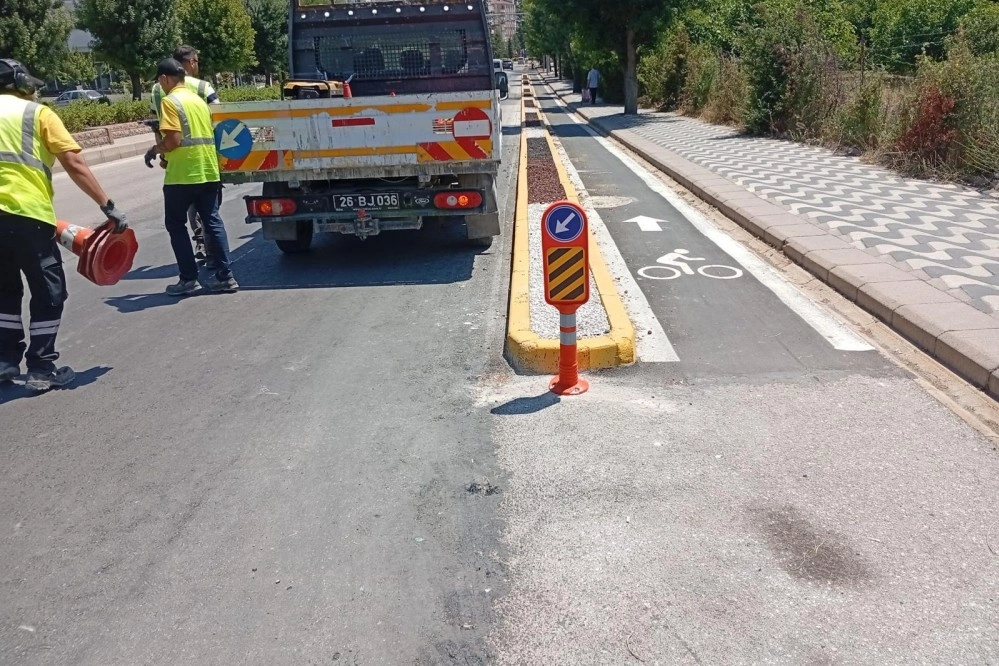 Eskişehir Büyükşehir’den yollara modern dokunuş