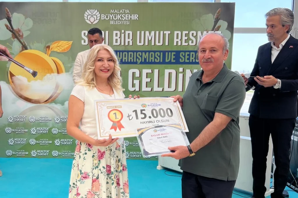 Malatya’da ‘Sarı bir umut resmet’tiler