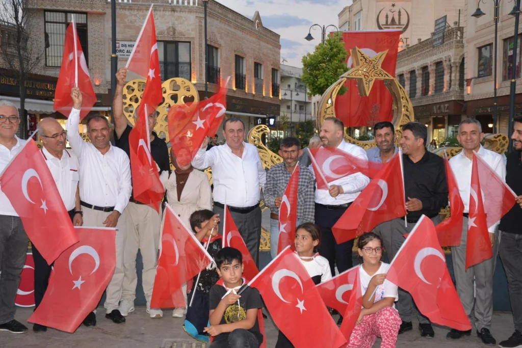 Mardin’de Cumhurbaşkanı Erdoğan’ın çağrısına güçlü destek