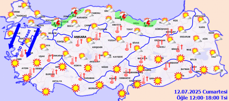 Yurtta bugün hava nasıl olacak?