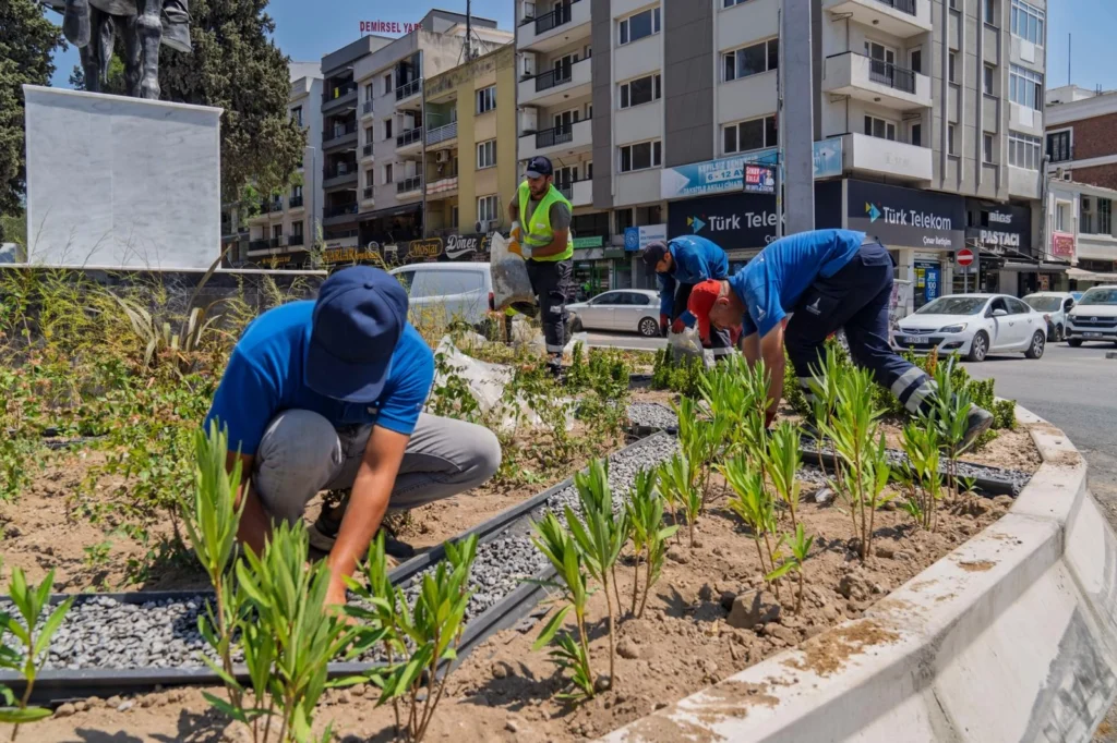 İzmir’in kavşaklarına estetik dokunuş