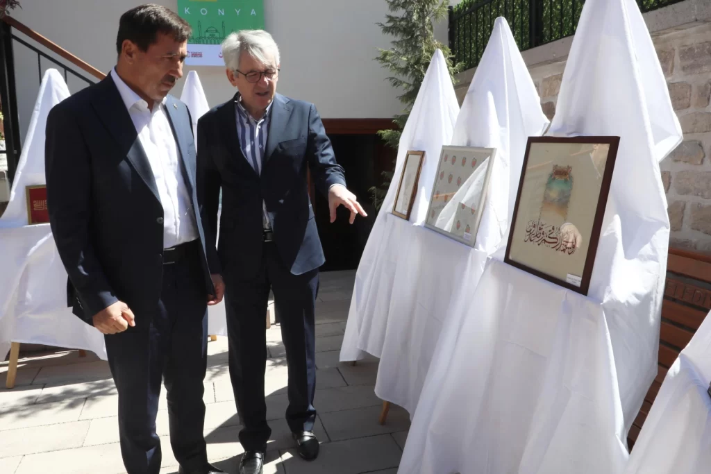 Konya Karatay’da Türk sanatları sergisi açıldı