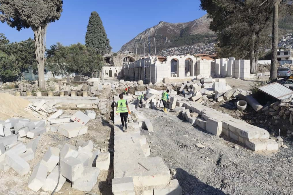 Hatay’da 754 yıllık tarihi yapı Bursa Büyükşehir’le yükseliyor