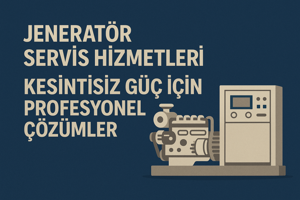 Jeneratör Servis Hizmetleri: Kesintisiz Güç İçin Profesyonel Çözümler