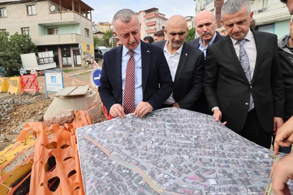 Kocaeli’de Çayırova’da projelere yakın takip