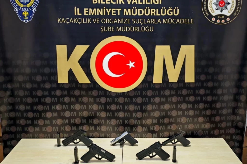 Bilecik’te kaçak silah operasyonu