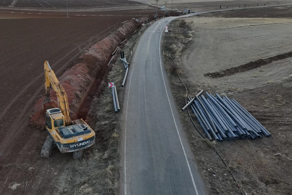 Konya Sarayönü’nün su altyapısı yenileniyor