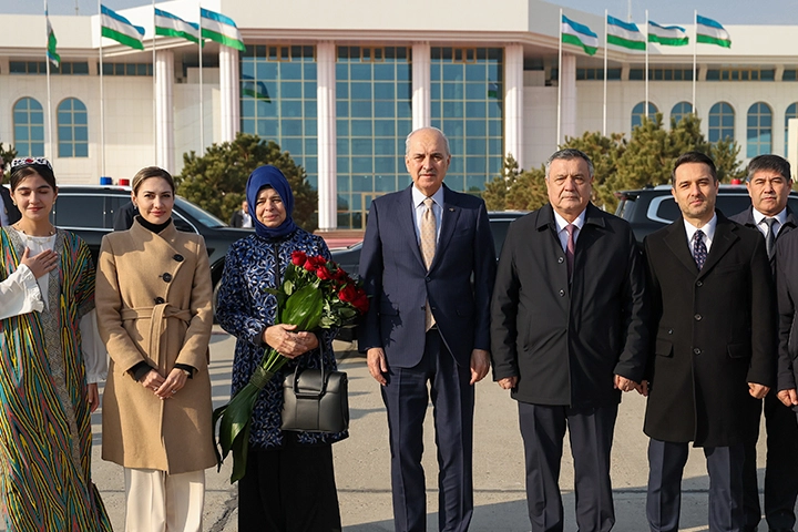 TBMM Başkanı Kurtulmuş Özbekistan’da