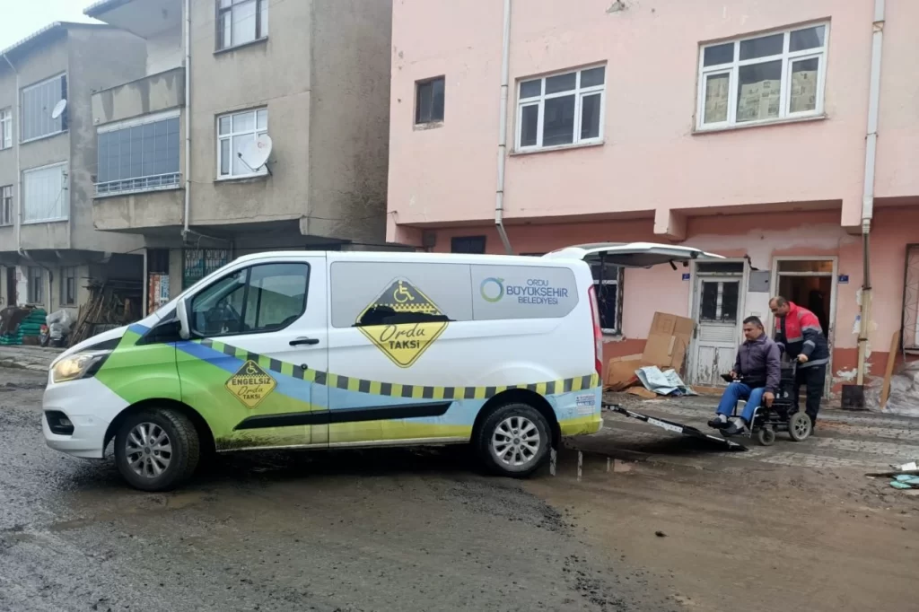 Ordu’da engelsiz taksi uygulaması hayatları kolaylaştırıyor